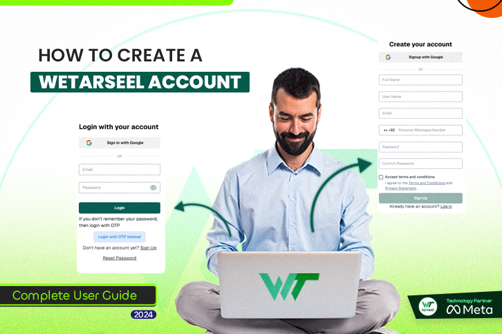 How to create Wetarseel account