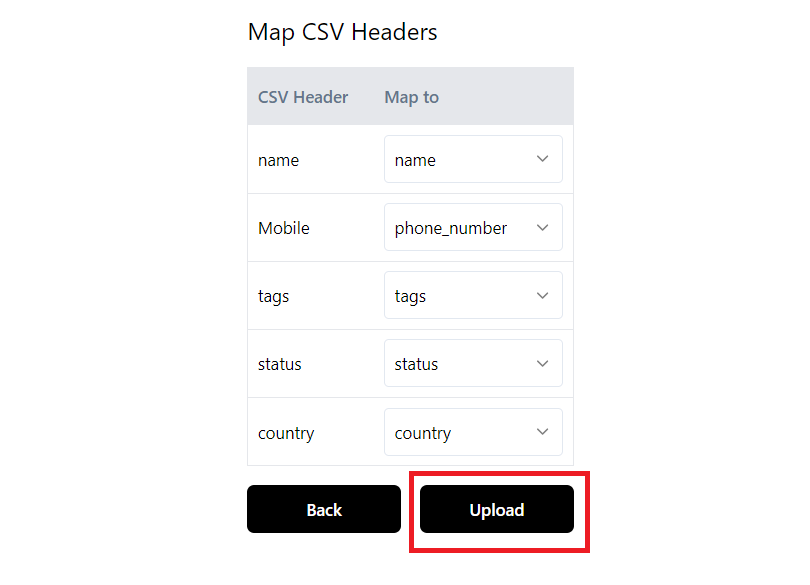 Hit the import button in Wetarseel app