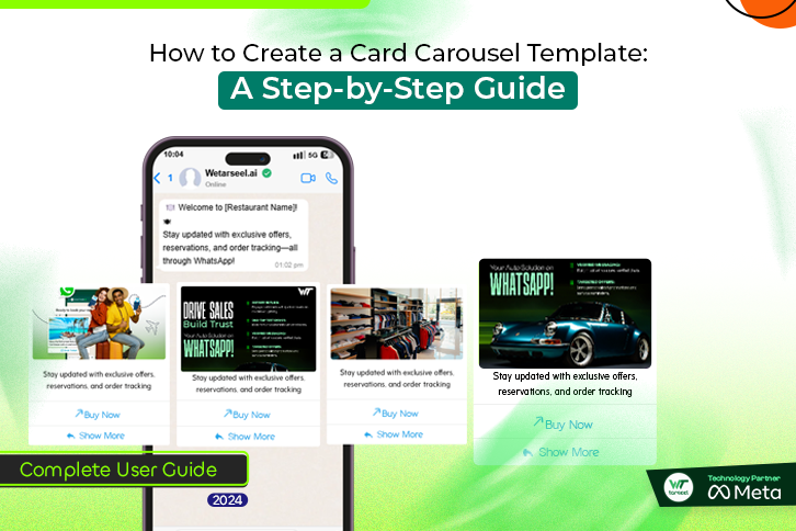 How to create a card carousel Template